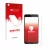 Parte frontale di una confezione del prodotto con il logo del marchio upscreen. Accanto è raffigurato il dispositivo Honor 8 c