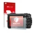 Parte frontale di una confezione del prodotto con il logo del marchio upscreen. Accanto è raffigurato il dispositivo Nikon Coo