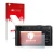 Parte frontale di una confezione del prodotto con il logo del marchio upscreen. Accanto è raffigurato il dispositivo Panasonic