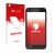 Parte frontale di una confezione del prodotto con il logo del marchio upscreen. Accanto è raffigurato il dispositivo Shiftphon