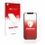 Parte frontale di una confezione del prodotto con il logo del marchio upscreen. Accanto è raffigurato il dispositivo Apple iPh
