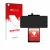 Parte frontale di una confezione del prodotto con il logo del marchio upscreen. Accanto è raffigurato il dispositivo LG Wing (