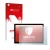 Parte frontale di una confezione del prodotto con il logo del marchio upscreen. Accanto è raffigurato il dispositivo Teclast M