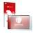 Parte frontale di una confezione del prodotto con il logo del marchio upscreen. Accanto è raffigurato il dispositivo Lenovo Ta