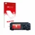 Parte frontale di una confezione del prodotto con il logo del marchio upscreen. Accanto è raffigurato il dispositivo Yaesu FT-