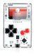 Immagine del dispositivo Arduboy FX con un'ampia varietà di protezioni per lo schermo.