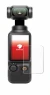 Immagine del dispositivo DJI Osmo Pocket 3 con un'ampia varietà di protezioni per lo schermo.