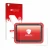 Parte frontale di una confezione del prodotto con il logo del marchio upscreen. Accanto è raffigurato il dispositivo Launch X-