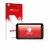 Parte frontale di una confezione del prodotto con il logo del marchio upscreen. Accanto è raffigurato il dispositivo Chigee AI