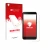 Parte frontale di una confezione del prodotto con il logo del marchio upscreen. Accanto è raffigurato il dispositivo ZTE Blade