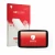 Parte frontale di una confezione del prodotto con il logo del marchio upscreen. Accanto è raffigurato il dispositivo TomTom GO