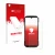 Parte frontale di una confezione del prodotto con il logo del marchio upscreen. Accanto è raffigurato il dispositivo Doogee S1