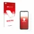 Parte frontale di una confezione del prodotto con il logo del marchio upscreen. Accanto è raffigurato il dispositivo Ulefone A