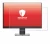 Immagine del dispositivo Dell Professional P2421 con un'ampia varietà di protezioni per lo schermo.