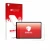 Parte frontale di una confezione del prodotto con il logo del marchio upscreen. Accanto è raffigurato il dispositivo UJJ U7 11