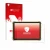 Parte frontale di una confezione del prodotto con il logo del marchio upscreen. Accanto è raffigurato il dispositivo Ulefone R