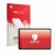 Parte frontale di una confezione del prodotto con il logo del marchio upscreen. Accanto è raffigurato il dispositivo Tecno MEG