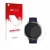Parte frontale di una confezione del prodotto con il logo del marchio upscreen. Accanto è raffigurato il dispositivo Amazfit A