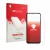 Parte frontale di una confezione del prodotto con il logo del marchio upscreen. Accanto è raffigurato il dispositivo Doogee B1