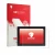 Parte frontale di una confezione del prodotto con il logo del marchio upscreen. Accanto è raffigurato il dispositivo Raymarine