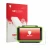 Parte frontale di una confezione del prodotto con il logo del marchio upscreen. Accanto è raffigurato il dispositivo Zebra WT6