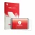 Parte frontale di una confezione del prodotto con il logo del marchio upscreen. Accanto è raffigurato il dispositivo Windmeile