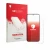 Parte frontale di una confezione del prodotto con il logo del marchio upscreen. Accanto è raffigurato il dispositivo Infinix G