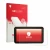 Parte frontale di una confezione del prodotto con il logo del marchio upscreen. Accanto è raffigurato il dispositivo Interphon