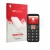 Parte frontale di una confezione del prodotto con il logo del marchio upscreen. Accanto è raffigurato il dispositivo Easyfone 