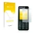Parte frontale di una confezione del prodotto con il logo del marchio upscreen. Accanto è raffigurato il dispositivo Nokia 301