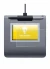 Immagine del dispositivo Wacom STU-430 con un'ampia varietà di protezioni per lo schermo.