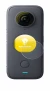 Immagine del dispositivo Insta360 One X2 con un'ampia varietà di protezioni per lo schermo.