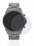 Immagine del dispositivo Fossil Gen 6 (44mm) con un'ampia varietà di protezioni per lo schermo.