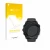Parte frontale di una confezione del prodotto con il logo del marchio upscreen. Accanto è raffigurato il dispositivo Garmin Ta
