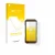 Parte frontale di una confezione del prodotto con il logo del marchio upscreen. Accanto è raffigurato il dispositivo Ulefone A