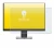 Immagine del dispositivo Dell Professional P2421 con un'ampia varietà di protezioni per lo schermo.