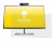 Immagine del dispositivo HP Z24m G3 con un'ampia varietà di protezioni per lo schermo.