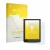Parte frontale di una confezione del prodotto con il logo del marchio upscreen. Accanto è raffigurato il dispositivo inkBOOK S
