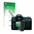 Parte frontale di una confezione del prodotto con il logo del marchio upscreen. Accanto è raffigurato il dispositivo Nikon D50