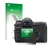 Parte frontale di una confezione del prodotto con il logo del marchio upscreen. Accanto è raffigurato il dispositivo Nikon D20