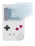 Immagine del dispositivo Nintendo Gameboy (1989) con un'ampia varietà di protezioni per lo schermo.