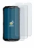 Immagine del dispositivo Doogee V30 con un'ampia varietà di protezioni per lo schermo.