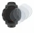 Immagine del dispositivo Garmin Instinct E (45 mm) con un'ampia varietà di protezioni per lo schermo.