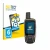 Parte frontale di una confezione del prodotto con il logo del marchio BROTECT. Accanto è raffigurato il dispositivo Garmin GPS