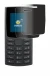 Immagine del dispositivo Nokia 105 (2023) con un'ampia varietà di protezioni per lo schermo.