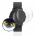 Immagine del dispositivo Pebble Time Round con un'ampia varietà di protezioni per lo schermo.