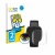 Parte frontale di una confezione del prodotto con il logo del marchio BROTECT. Accanto è raffigurato il dispositivo Fitbit Ver