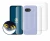 Immagine del dispositivo Google Pixel 9a (Fronte+Retro) con un'ampia varietà di protezioni per lo schermo.