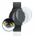 Immagine del dispositivo Pebble Time Round con un'ampia varietà di protezioni per lo schermo.