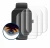 Immagine del dispositivo Hama Smartwatch 6010 con un'ampia varietà di protezioni per lo schermo.